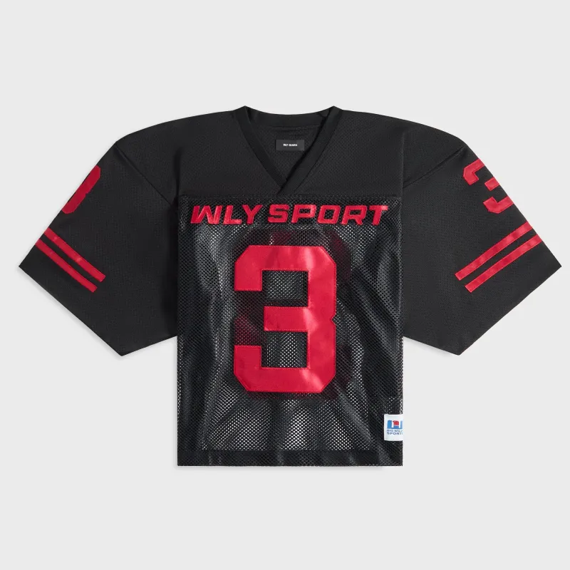Willy Chavarria Football Jersey - Black sold by Kith
