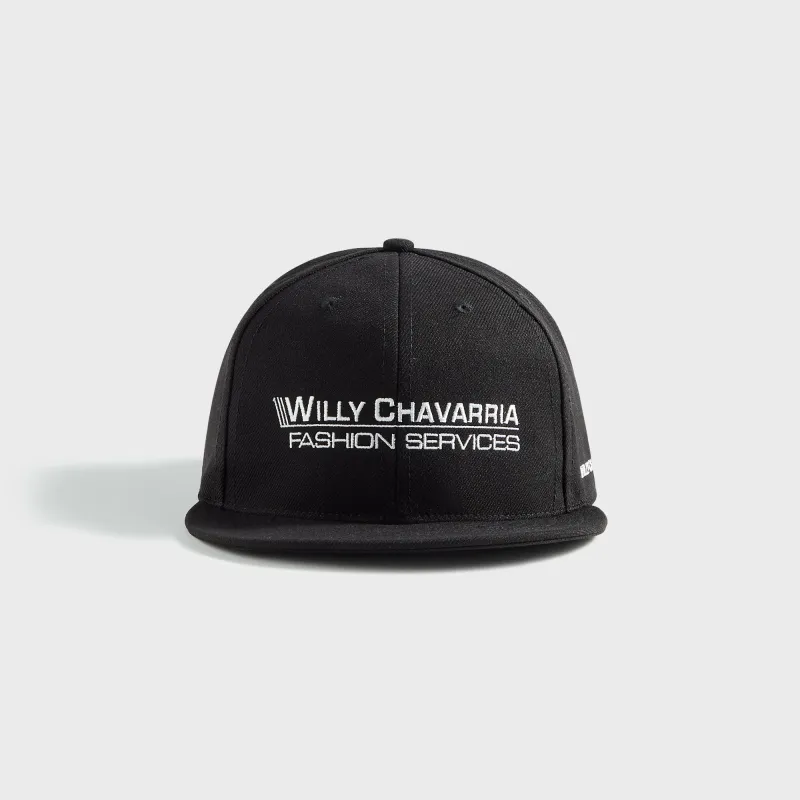 Willy Chavarria Fashion Services Cap - Black sold by Kith
