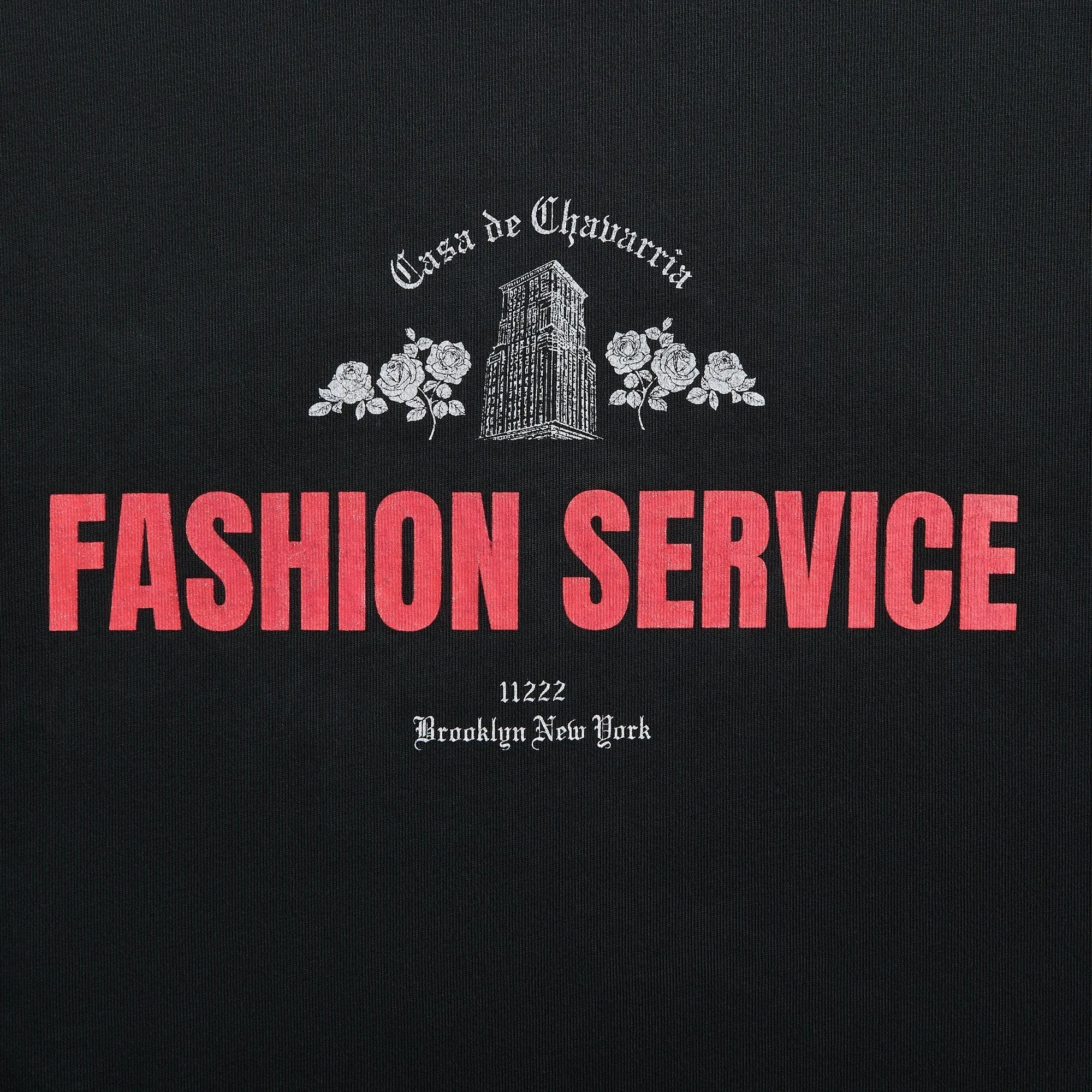Willy Chavarria Casa De Chavarria Buffalo Tee - Black sold by Kith product image thumbnail 3