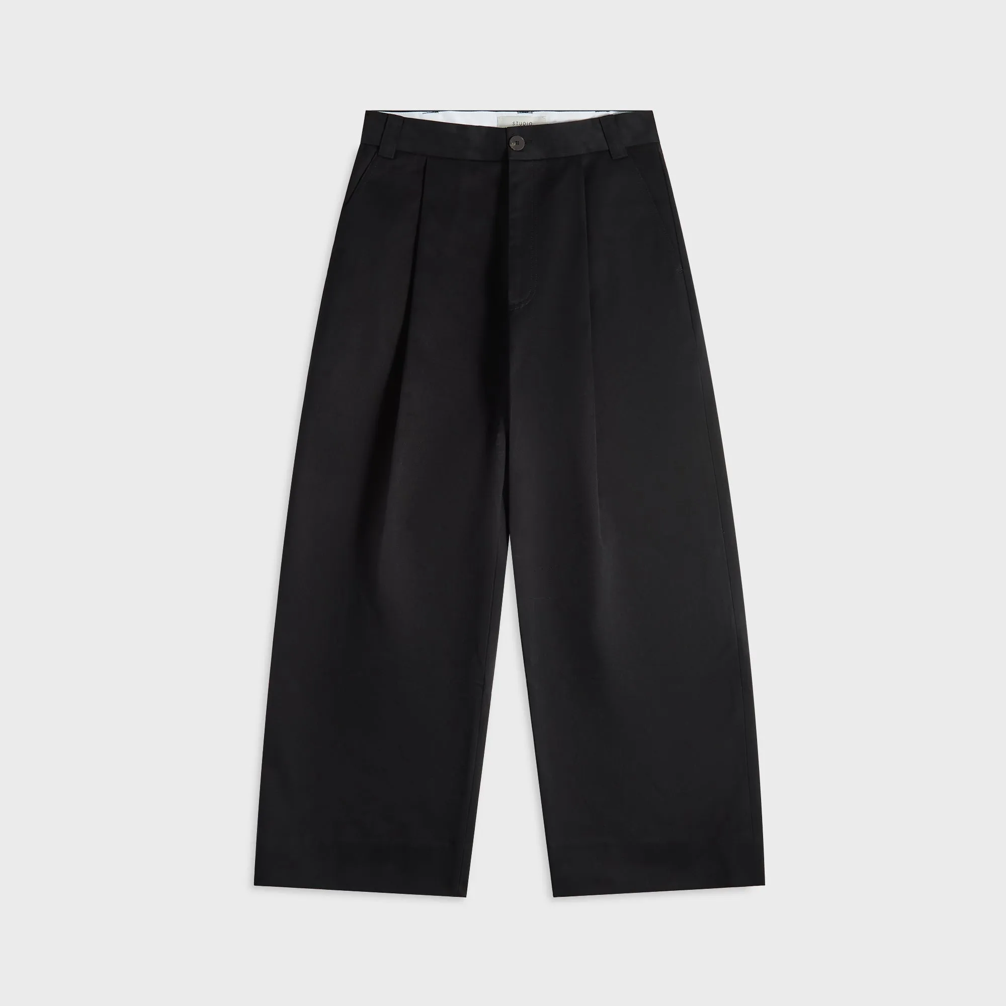 Studio Nicholson Sorte Pants - Black sold by Kith