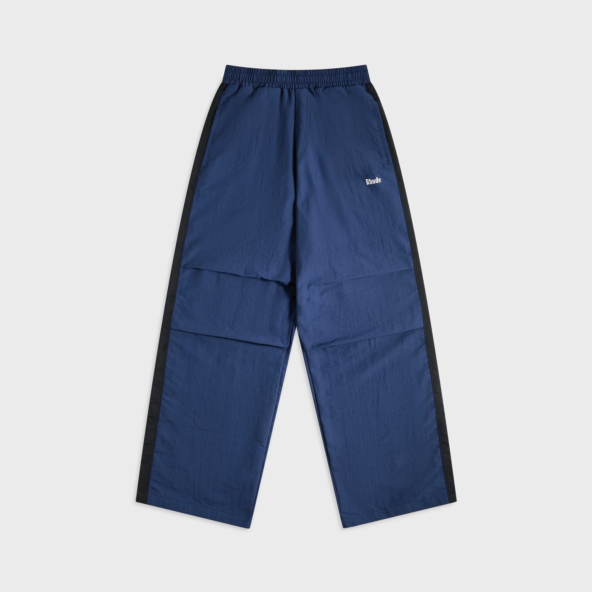 Rhude Chevron Color-Block Track Pant - Blue / Black / White sold by Kith