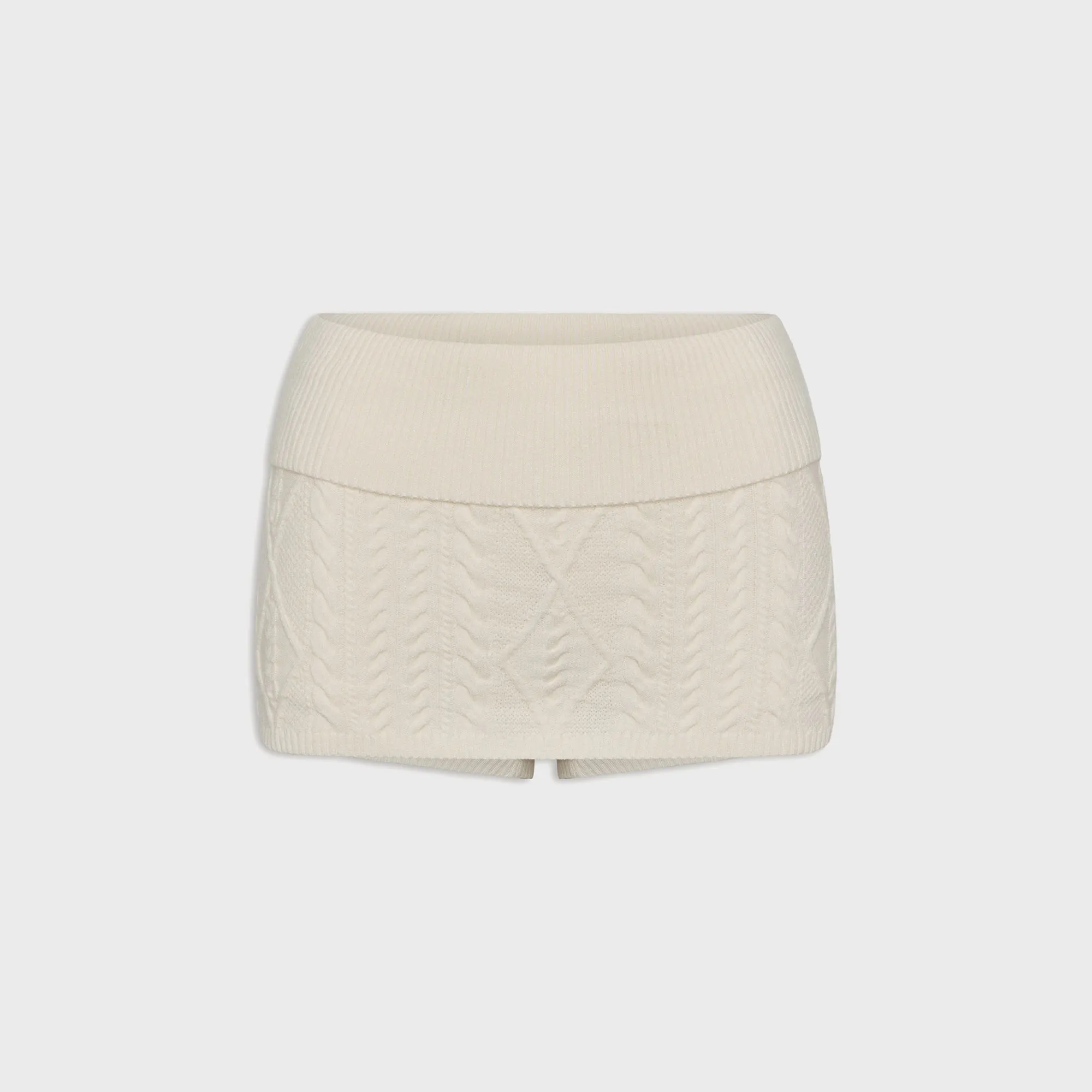 Frankies Bikinis Briar Cable Knit Skort - Honeymoon sold by Kith