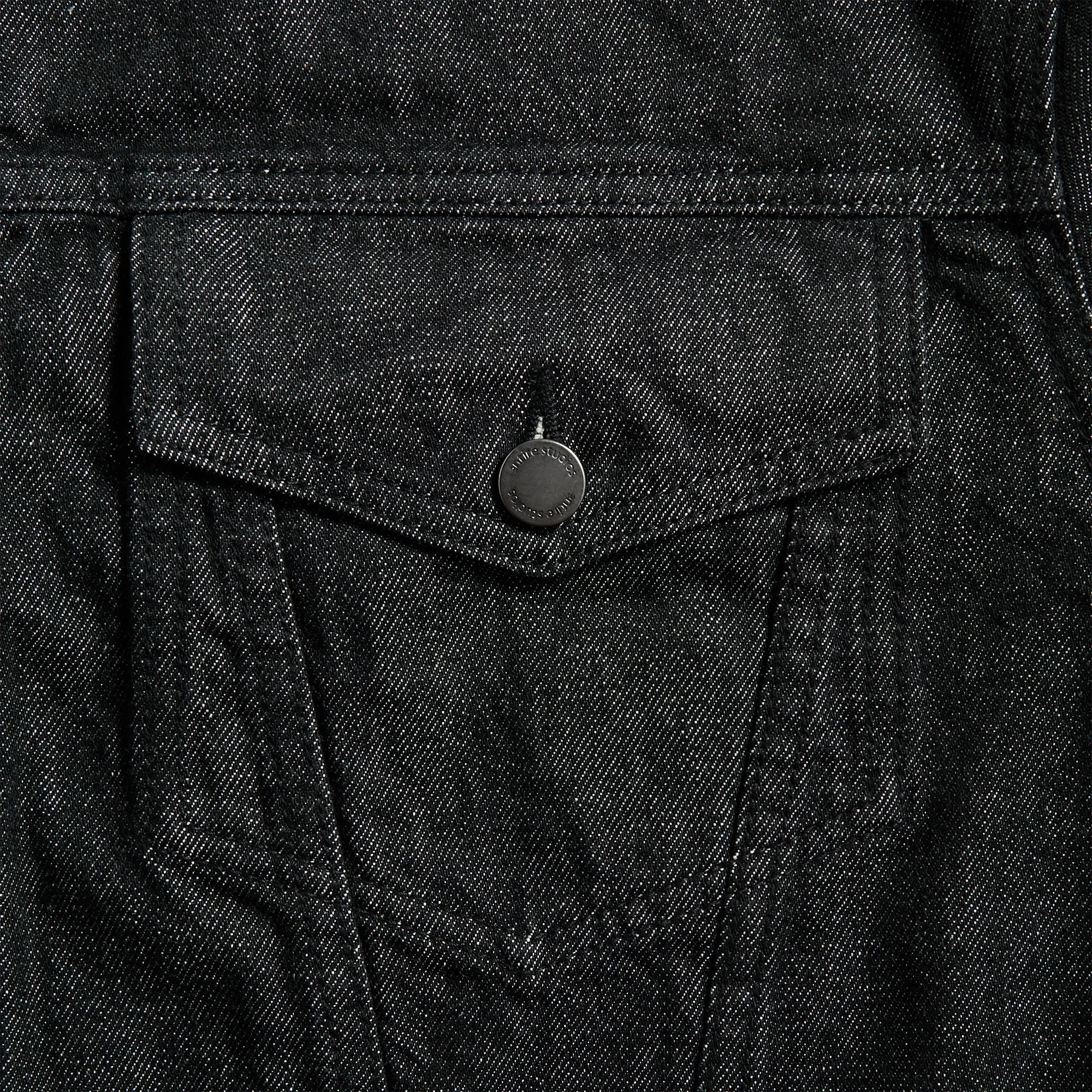 Entire Studios Shrunken Denim Jacket - Raw Black sold by Kith product image thumbnail 3