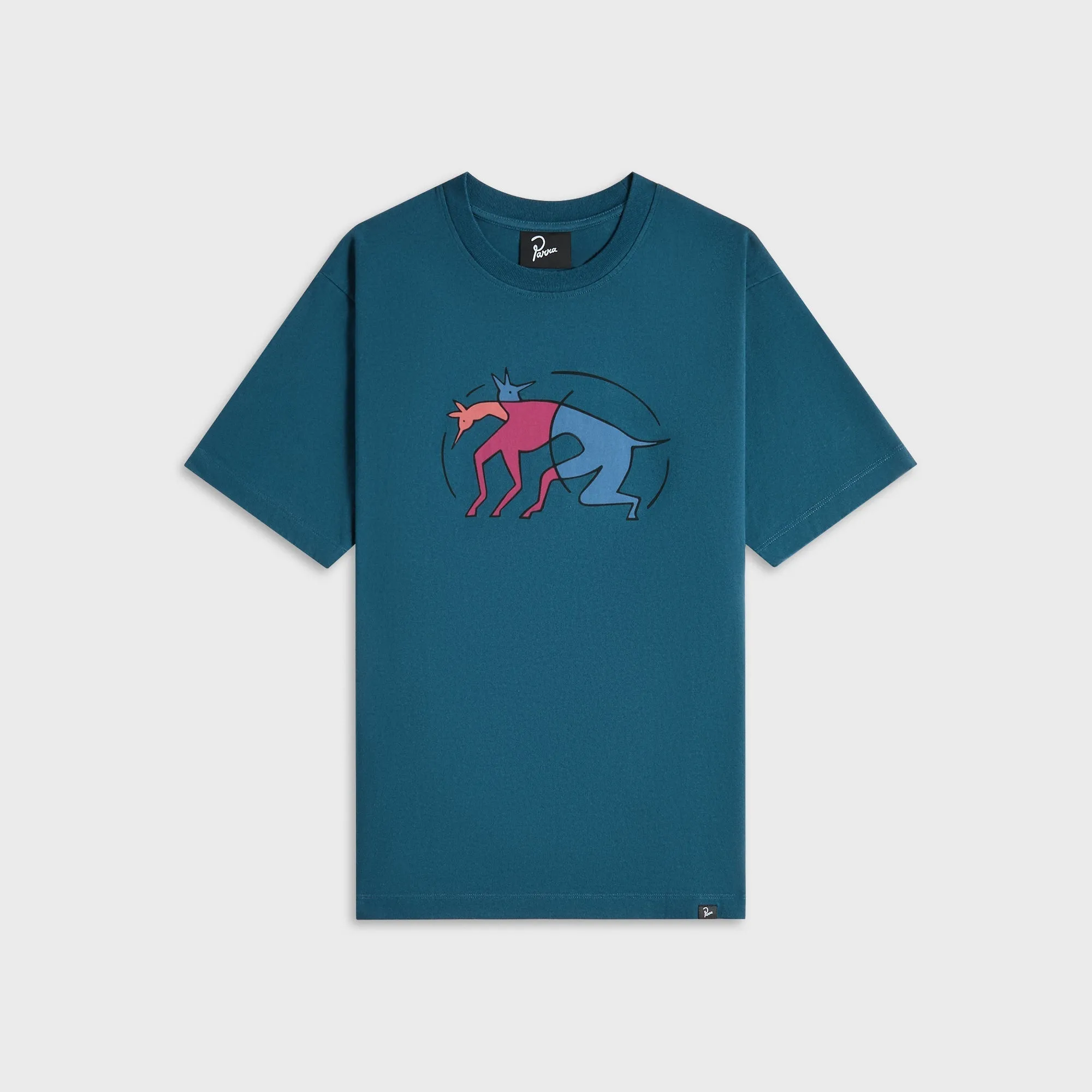 by Parra The Zoomies Tee - Mallard Green sold by Kith