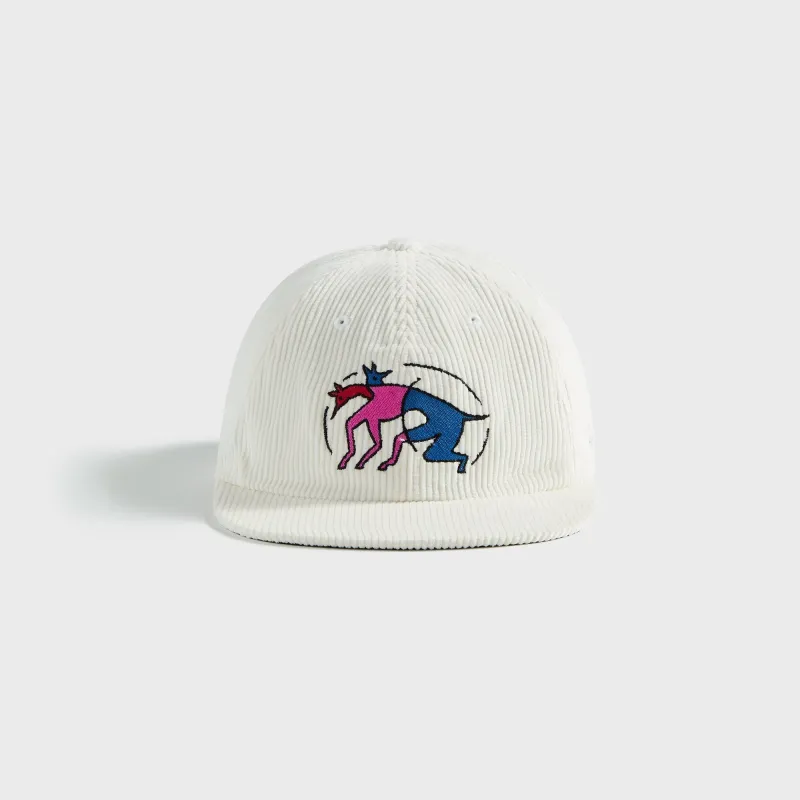 by Parra The Zoomies Six Panel Cap - White sold by Kith