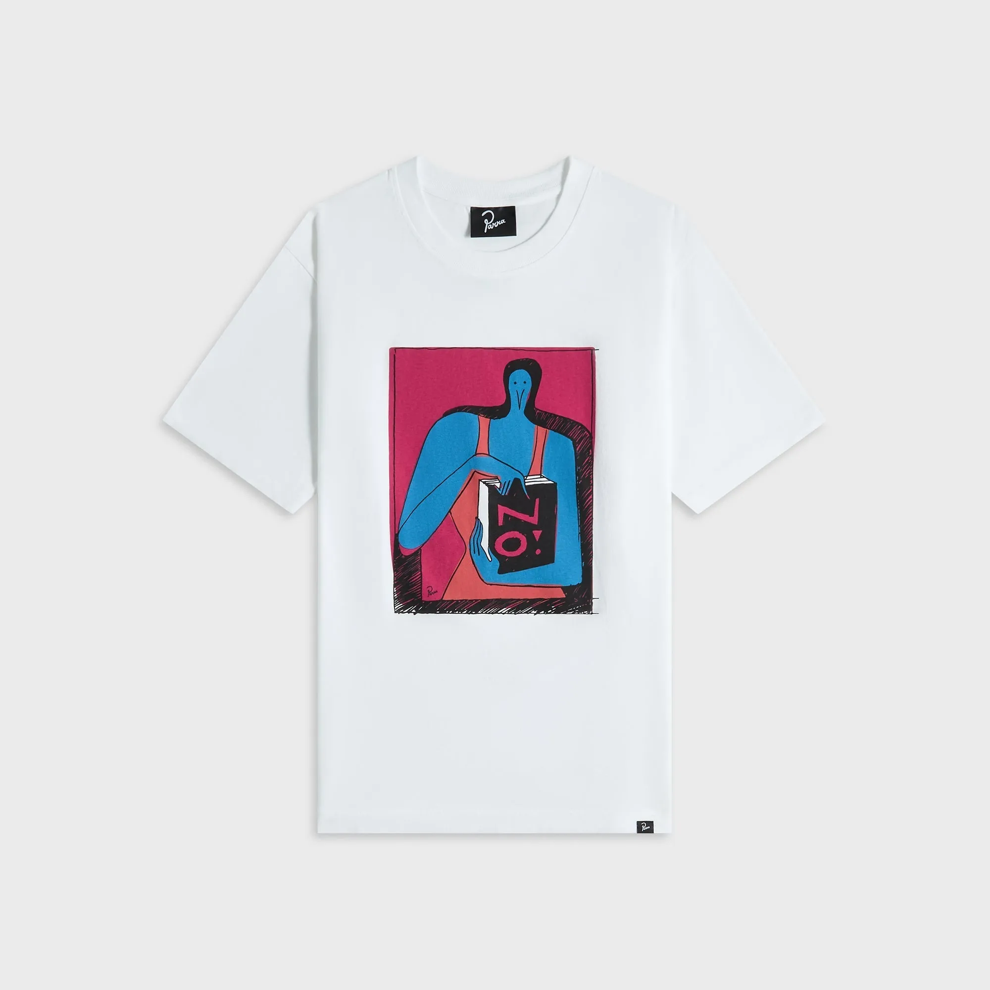 by Parra No Books Tee - White sold by Kith