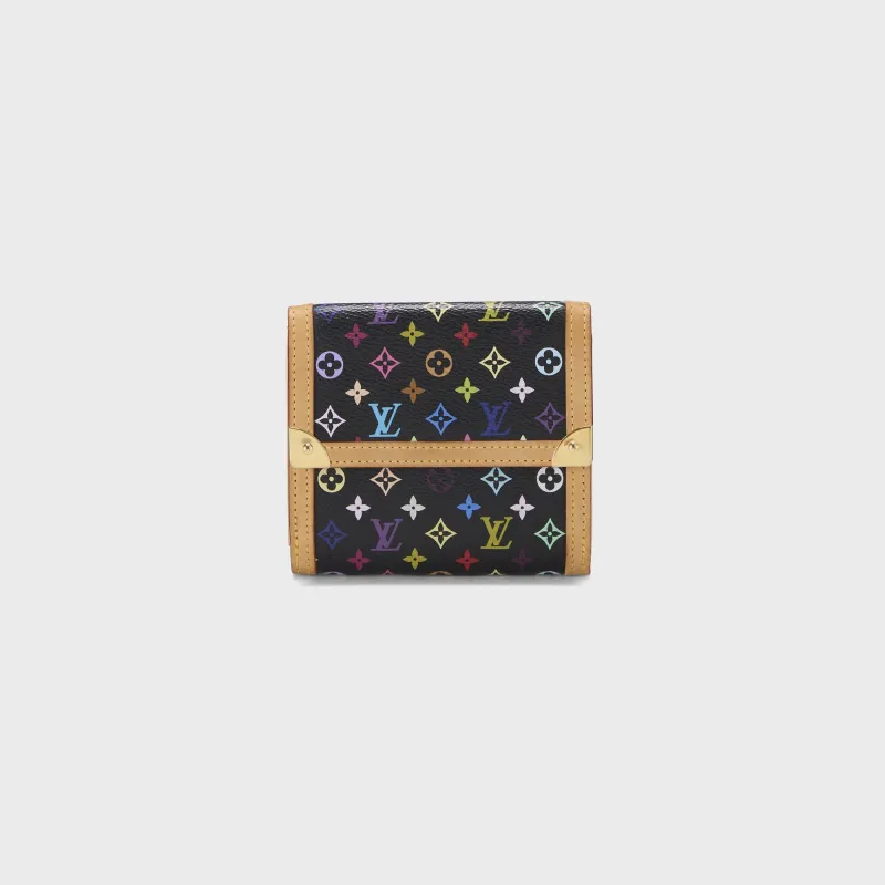 WGACA Louis Vuitton x Takashi Murakami Monogram Multicolore Elise - Black sold by Kith