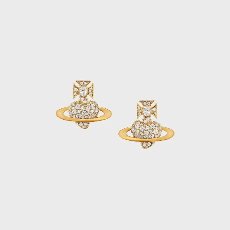 Vivienne Westwood Agnatha Earrings - Gold made by Vivienne Westwood