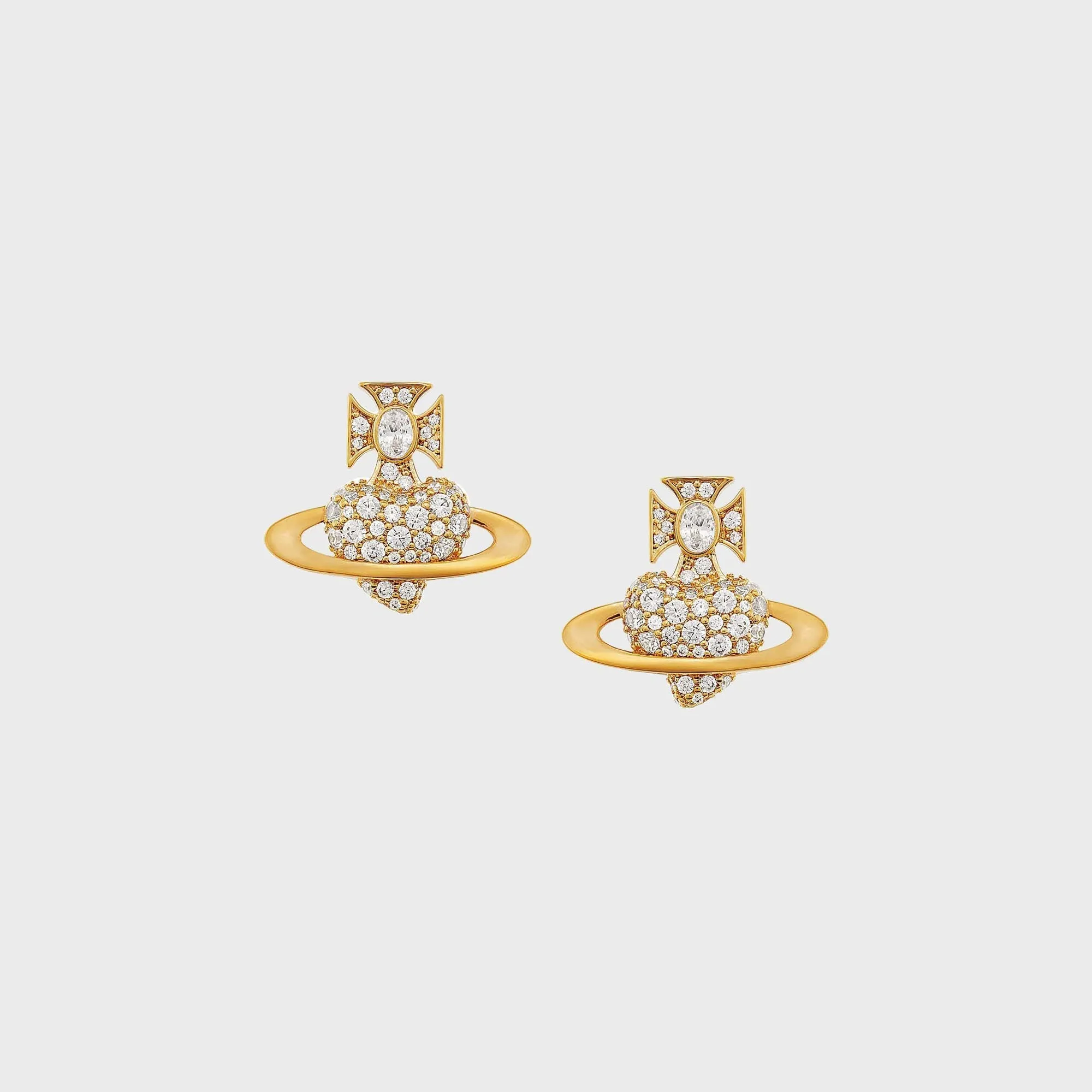 Vivienne Westwood Agnatha Earrings - Gold sold by Kith