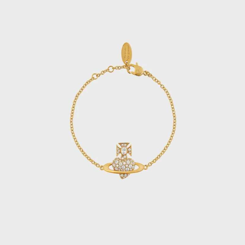 Vivienne Westwood Agnatha Bas Bracelet - Gold made by Vivienne Westwood