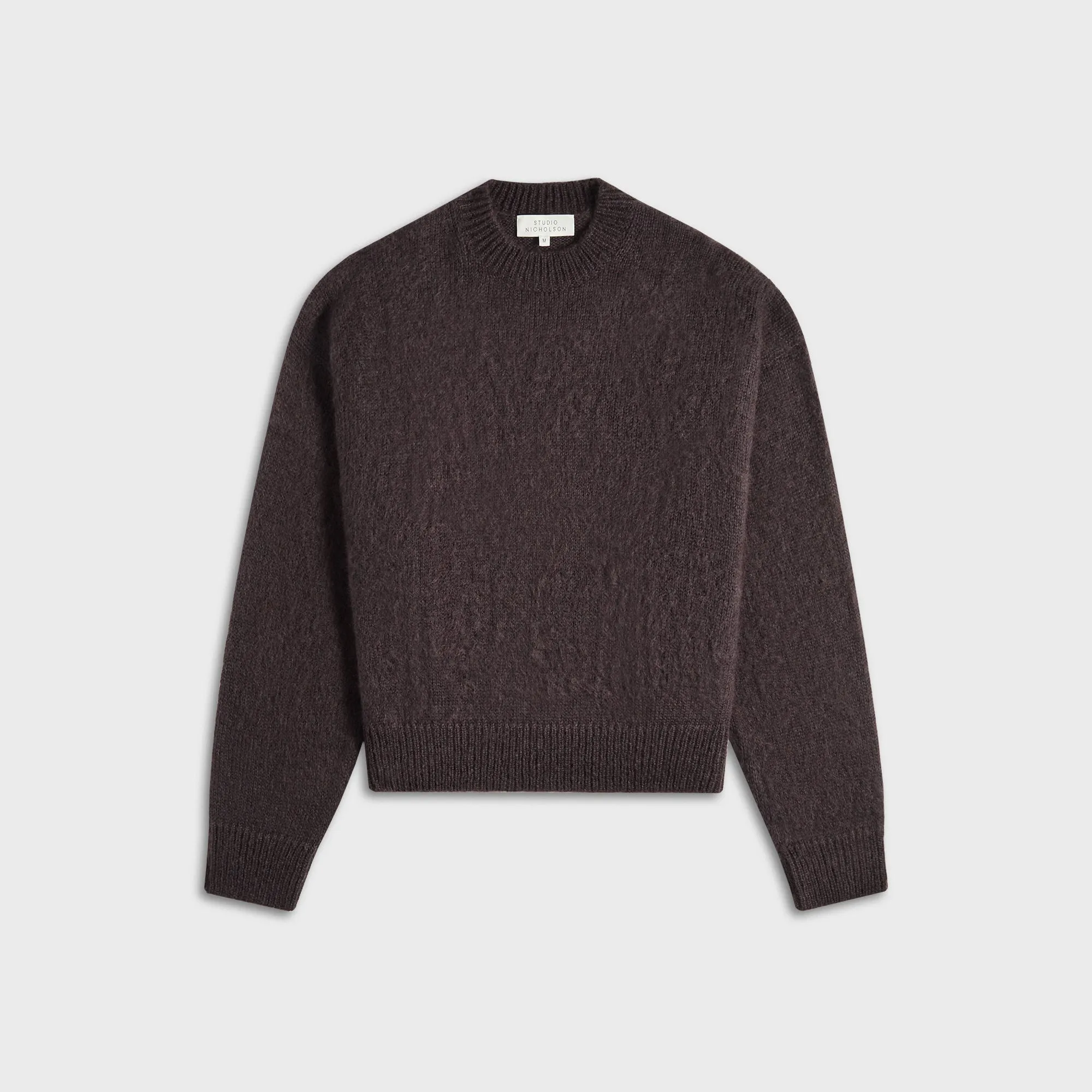 Studio Nicholson Knitwear Crewneck - Espresso sold by Kith