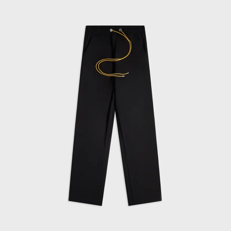 Rhude Baggy Traxedo Pant - Black sold by Kith