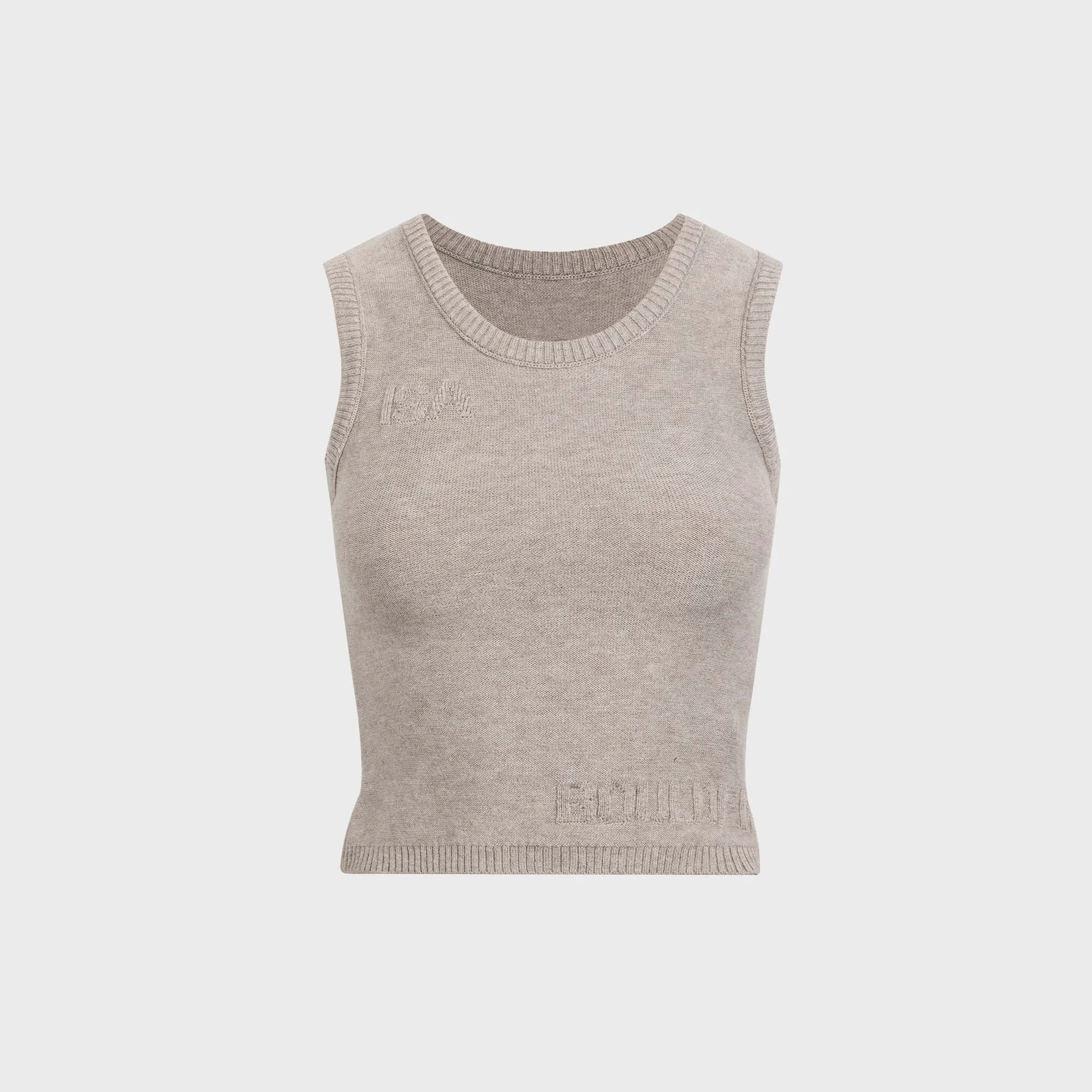 Isa Boulder Inverse Crop Top - Light Grey sold by Kith