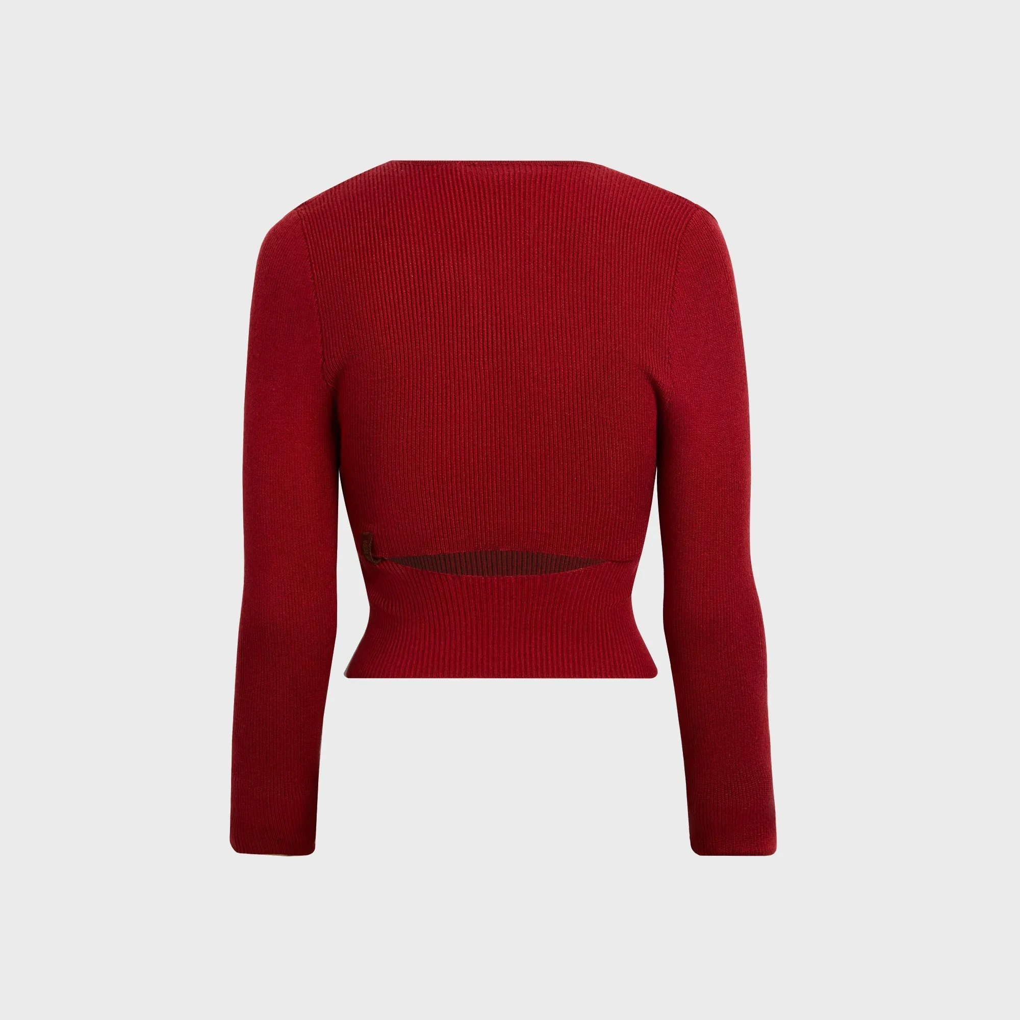 Isa Boulder Argyle Open Cardigan - Cherry sold by Kith product image thumbnail 2