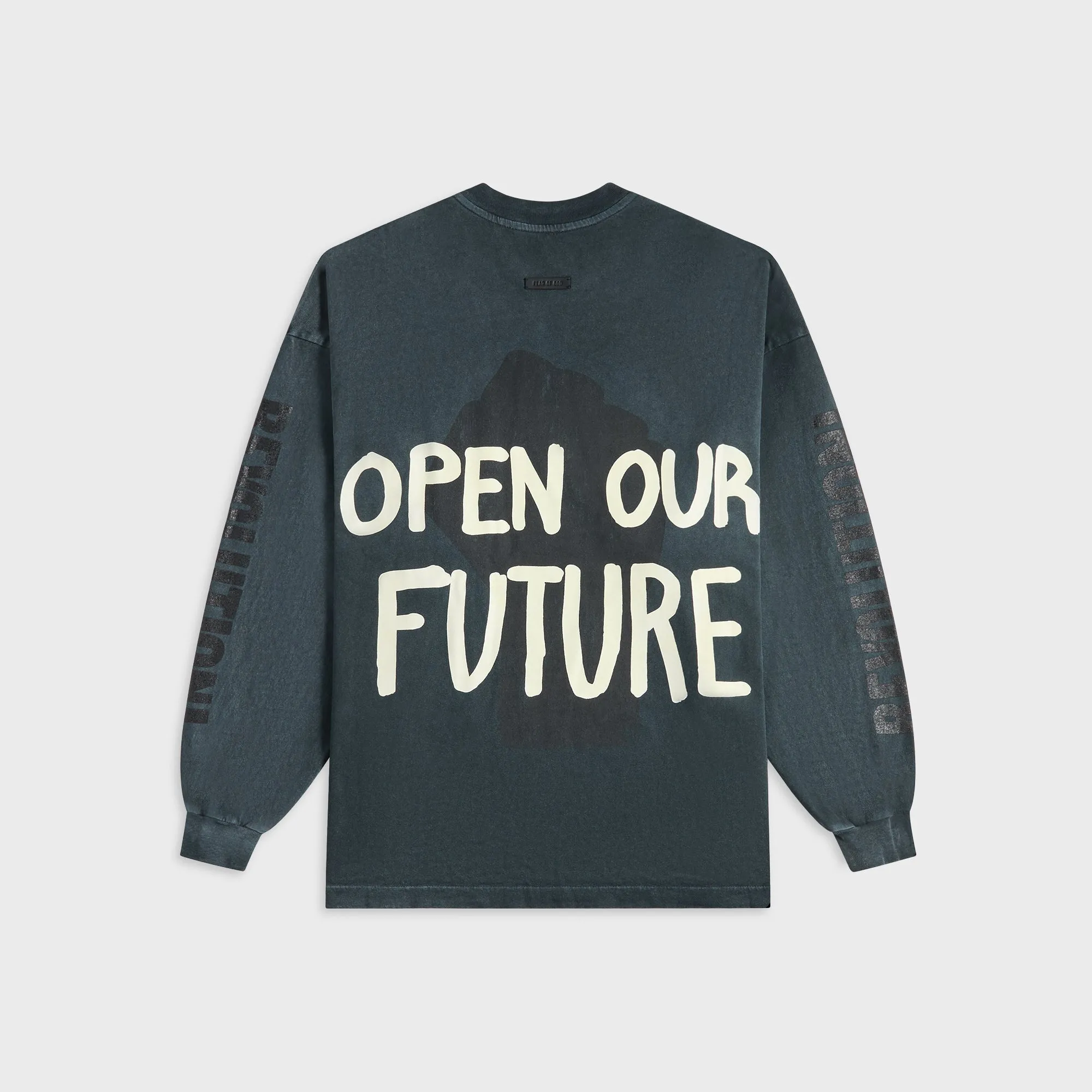 Fear of God Relaxed Long Sleeve "Future" Tee - Black sold by Kith product image thumbnail 2