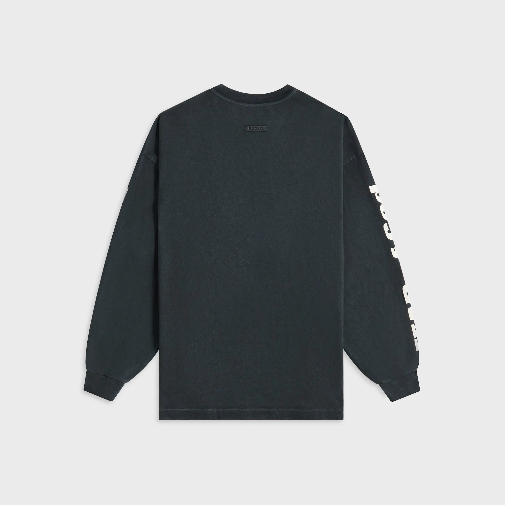 Fear of God Relaxed Long Sleeve "Fear of God" Tee - Black sold by Kith product image thumbnail 2
