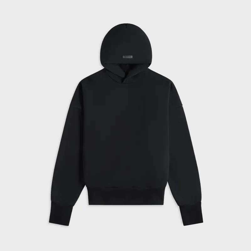 Fear of God Essentials Classic Fleece Hoodie - Jet Black sold by Kith