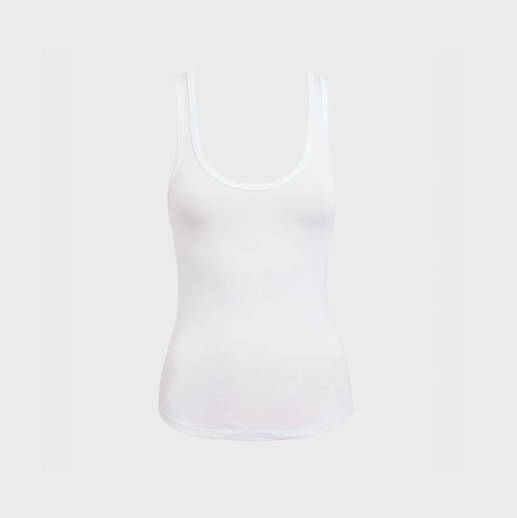 EB Denim Lucy Racerback Tank - White sold by Kith