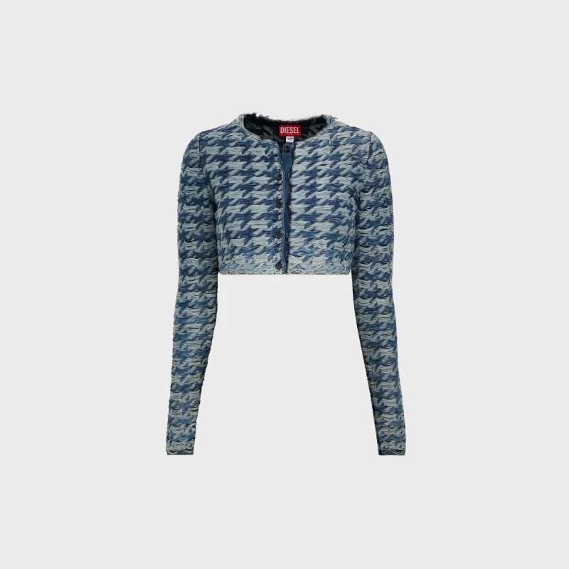 Diesel M-Hella Knitted Cardigan - Blue sold by Kith