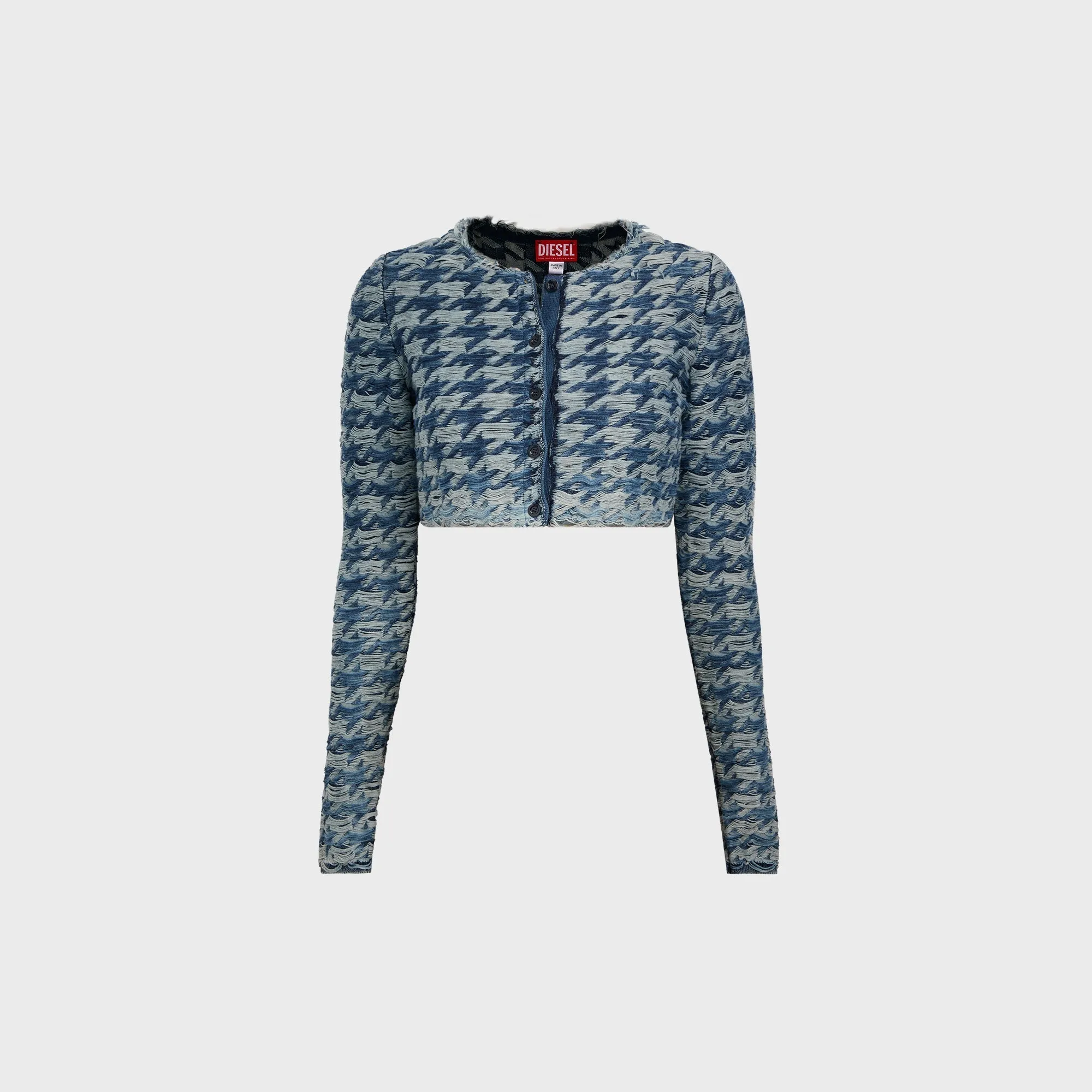 Diesel M-Hella Knitted Cardigan - Blue sold by Kith