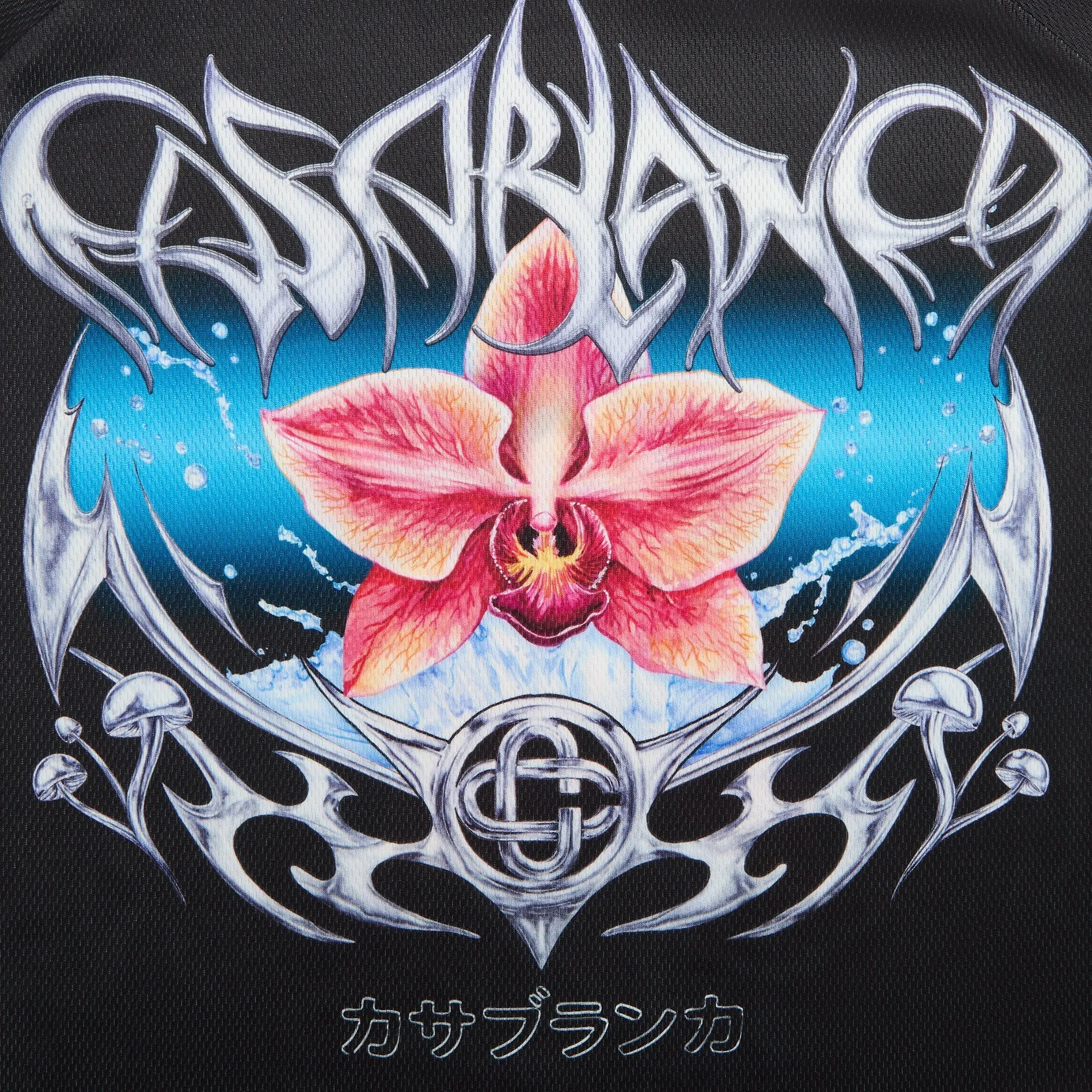 Casablanca Long Sleeve Football Tee - Black sold by Kith product image thumbnail 3