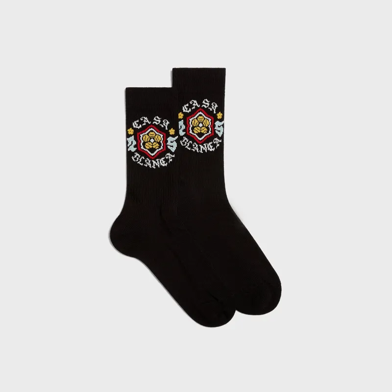 Casablanca Casa Bosozuko Socks - Black sold by Kith