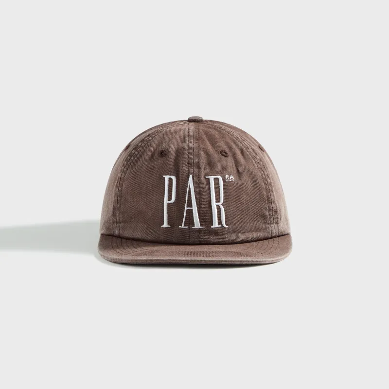 by Parra Store Logo 6 Panel Cap - Brown sold by Kith