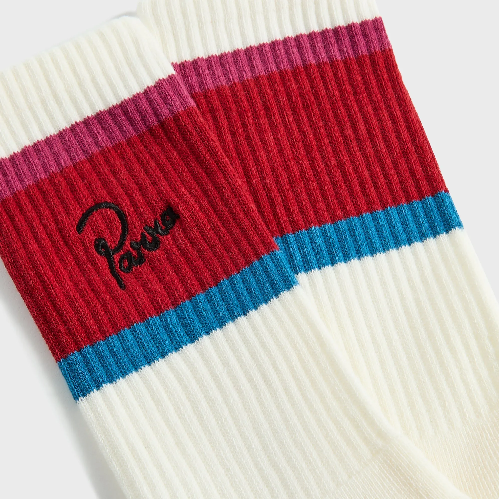 by Parra Signature Striped Crew Socks - Red sold by Kith product image thumbnail 2
