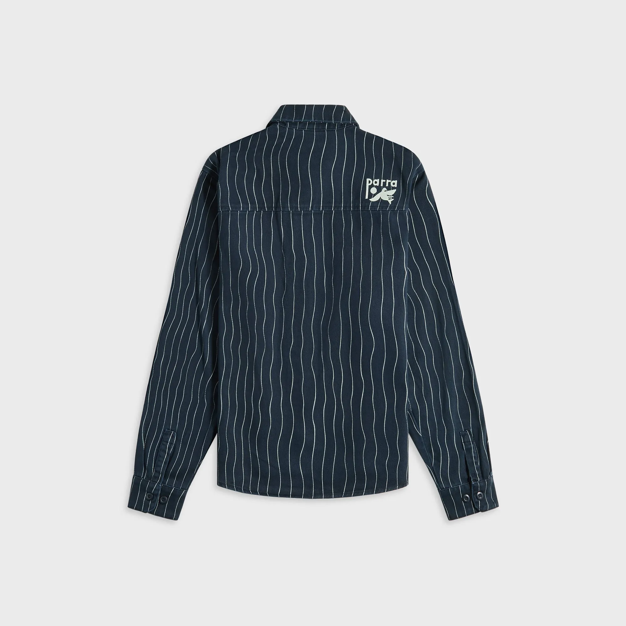 by Parra Meandering Lines Shirt - Navy Blue sold by Kith product image thumbnail 2