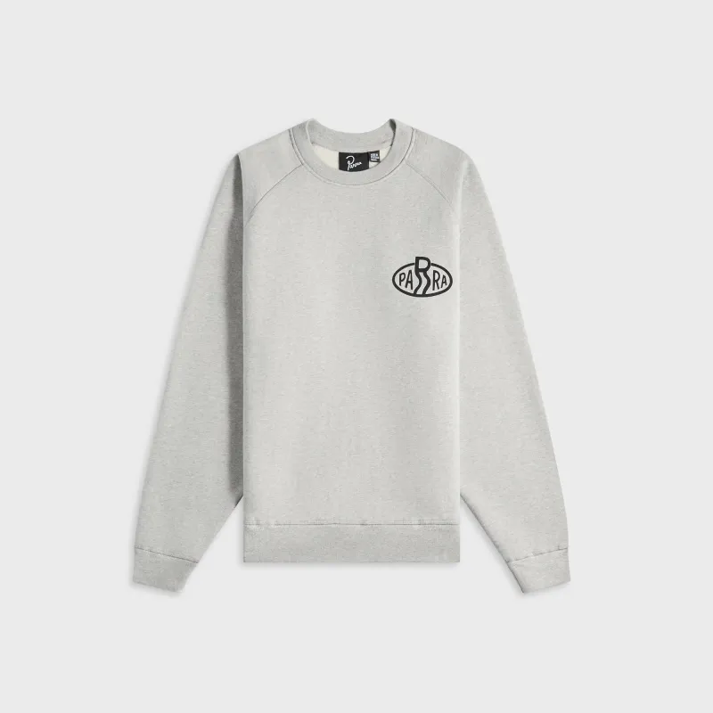 by Parra Legs Logo Crew Neck Sweatshirt - Heather Grey sold by Kith