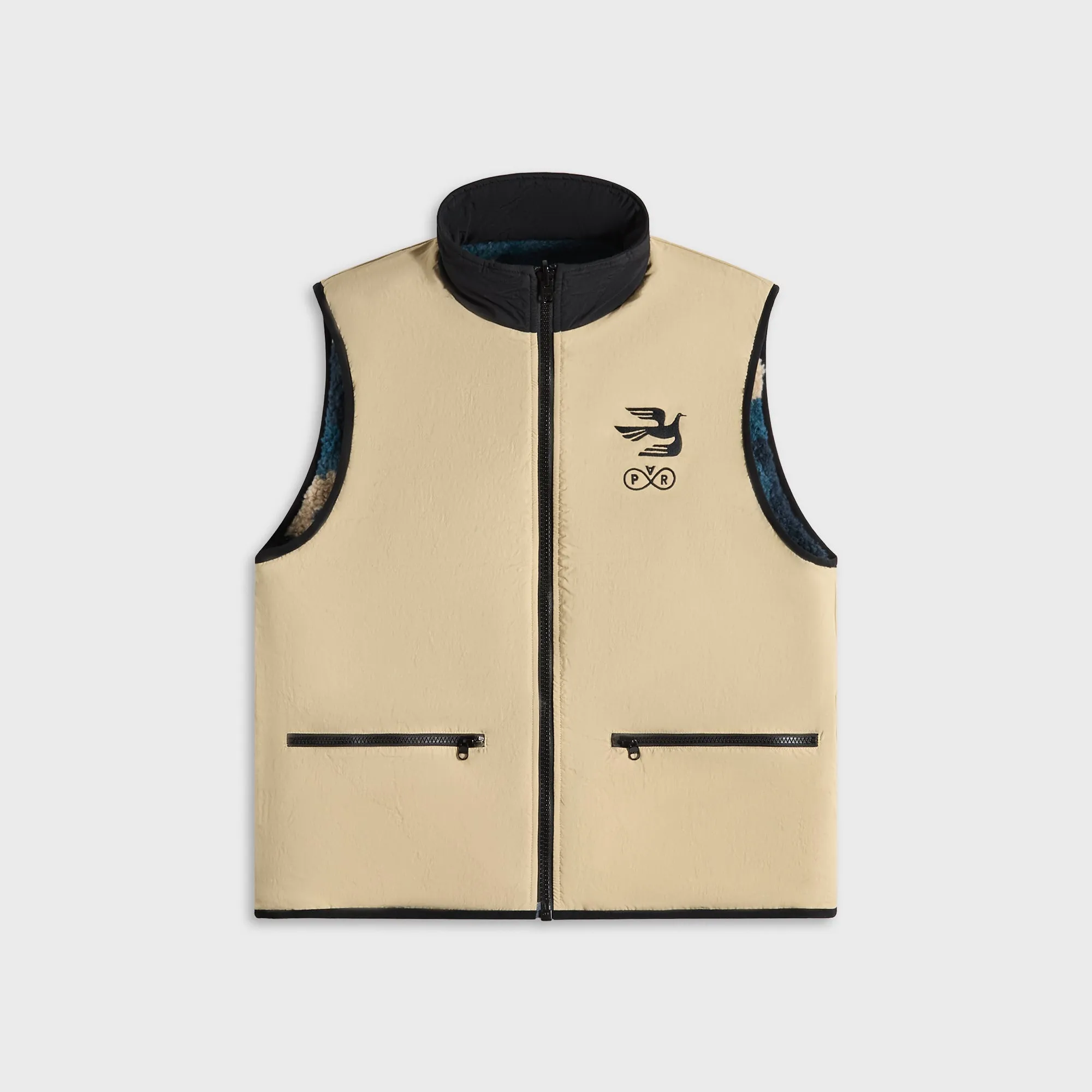 by Parra Infinite Bird Reversible Vest - Navy Blue sold by Kith product image thumbnail 4
