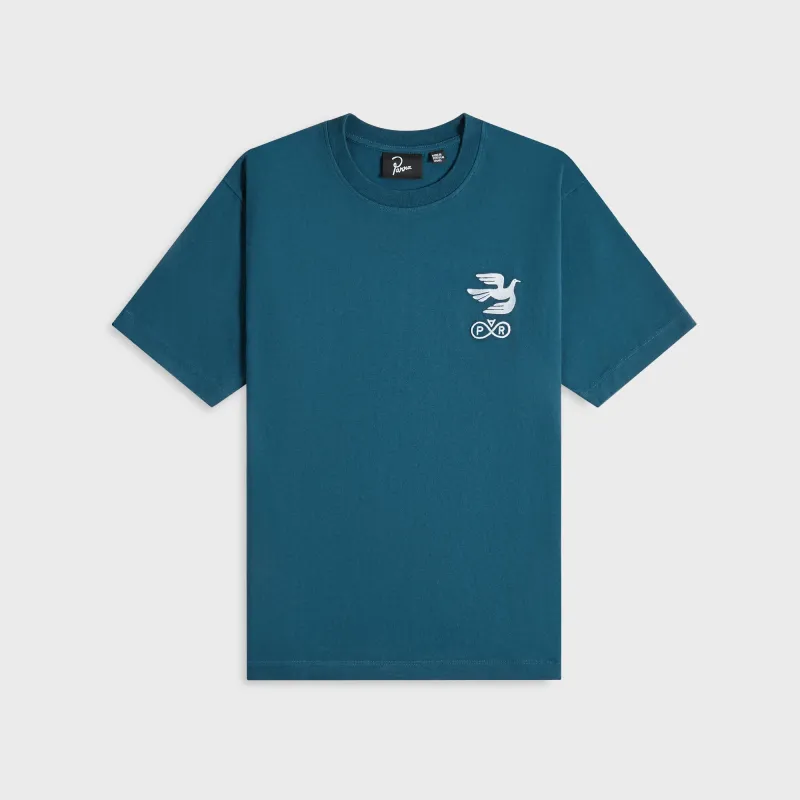 by Parra Infinite Bird Logo Tee - Blue sold by Kith