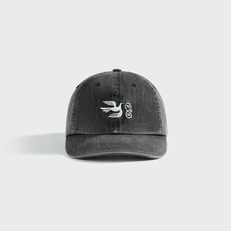 by Parra Infinite 6 Panel Cap - Black sold by Kith
