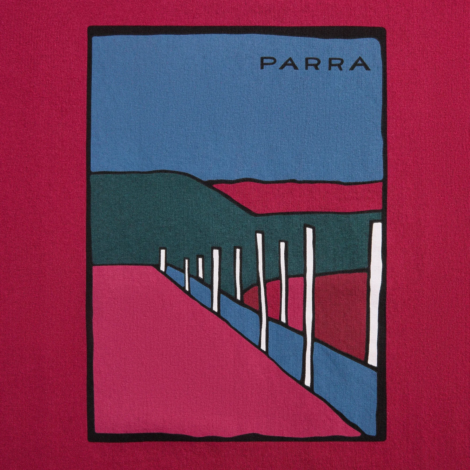 by Parra Beach Parking Tee - Raspberry sold by Kith product image thumbnail 3