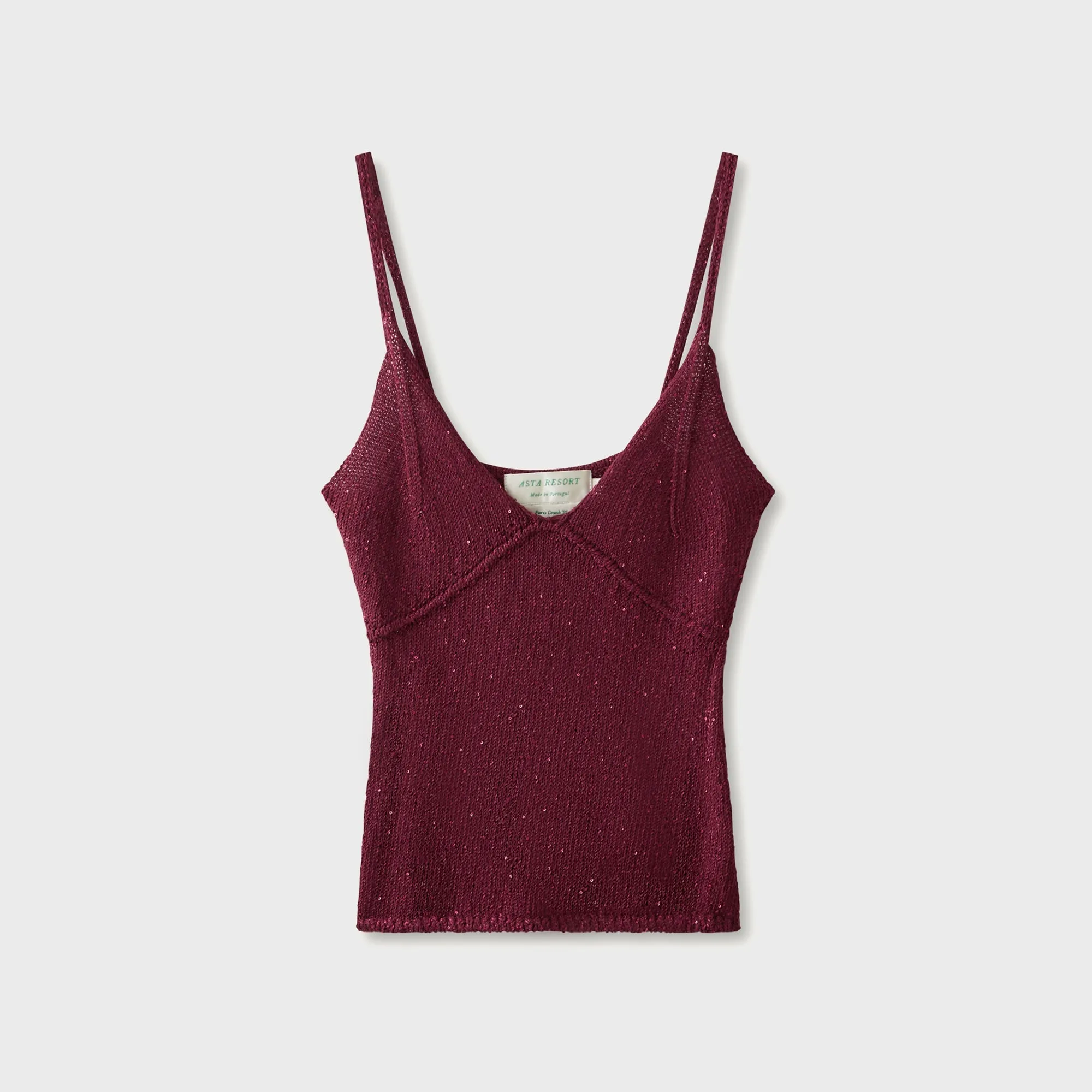 Asta Resort Caolina Camisole - Port Sequin sold by Kith