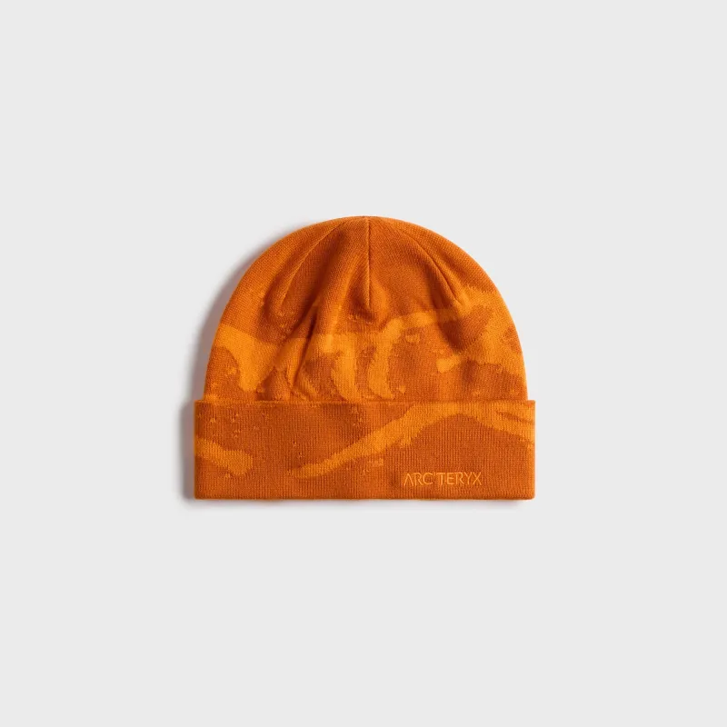 Arc'teryx Grotto Toque - Copper Sky / Blaze sold by Kith