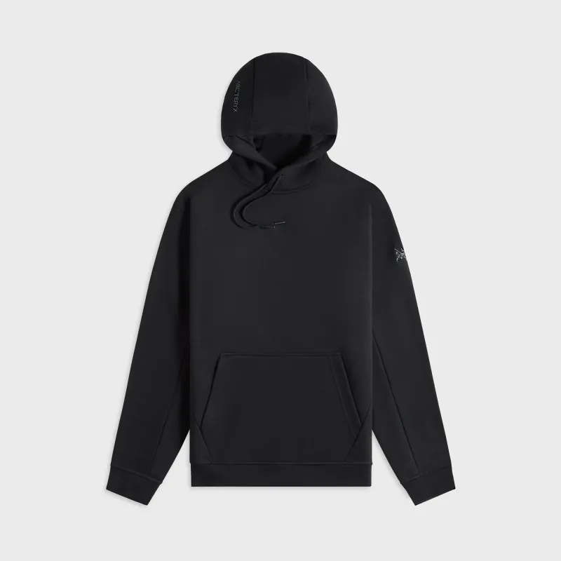 Arc'teryx Emblem Fleece Hoody - Black sold by Kith