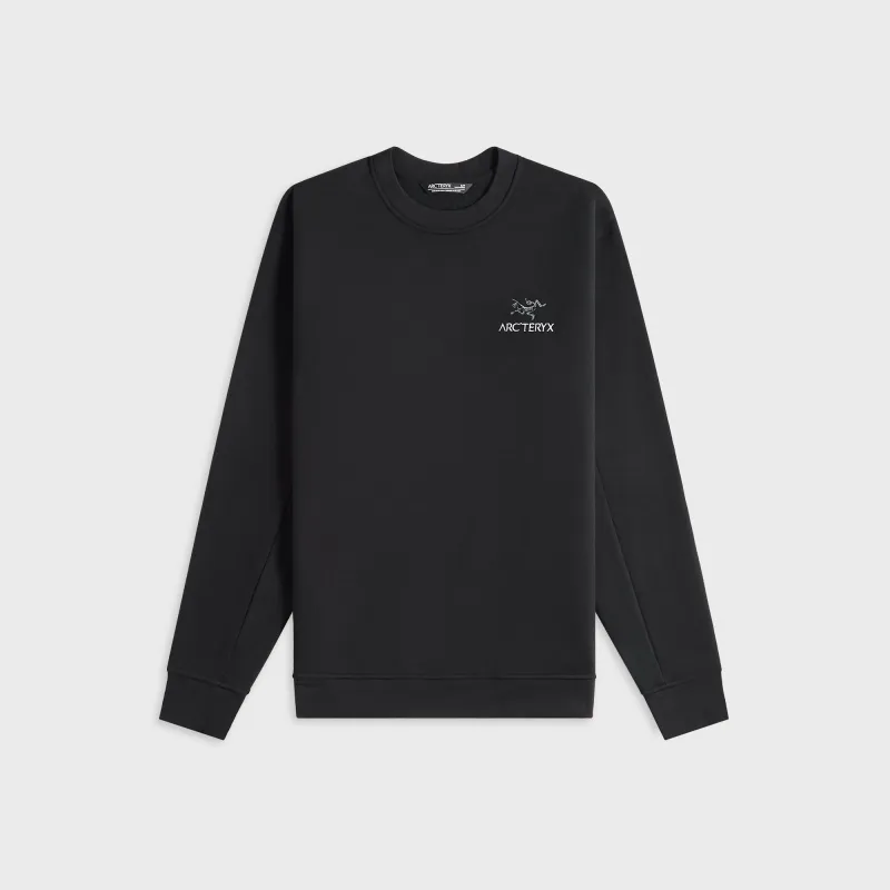 Arc'teryx Emblem Fleece Crew - Black made by Arc'teryx