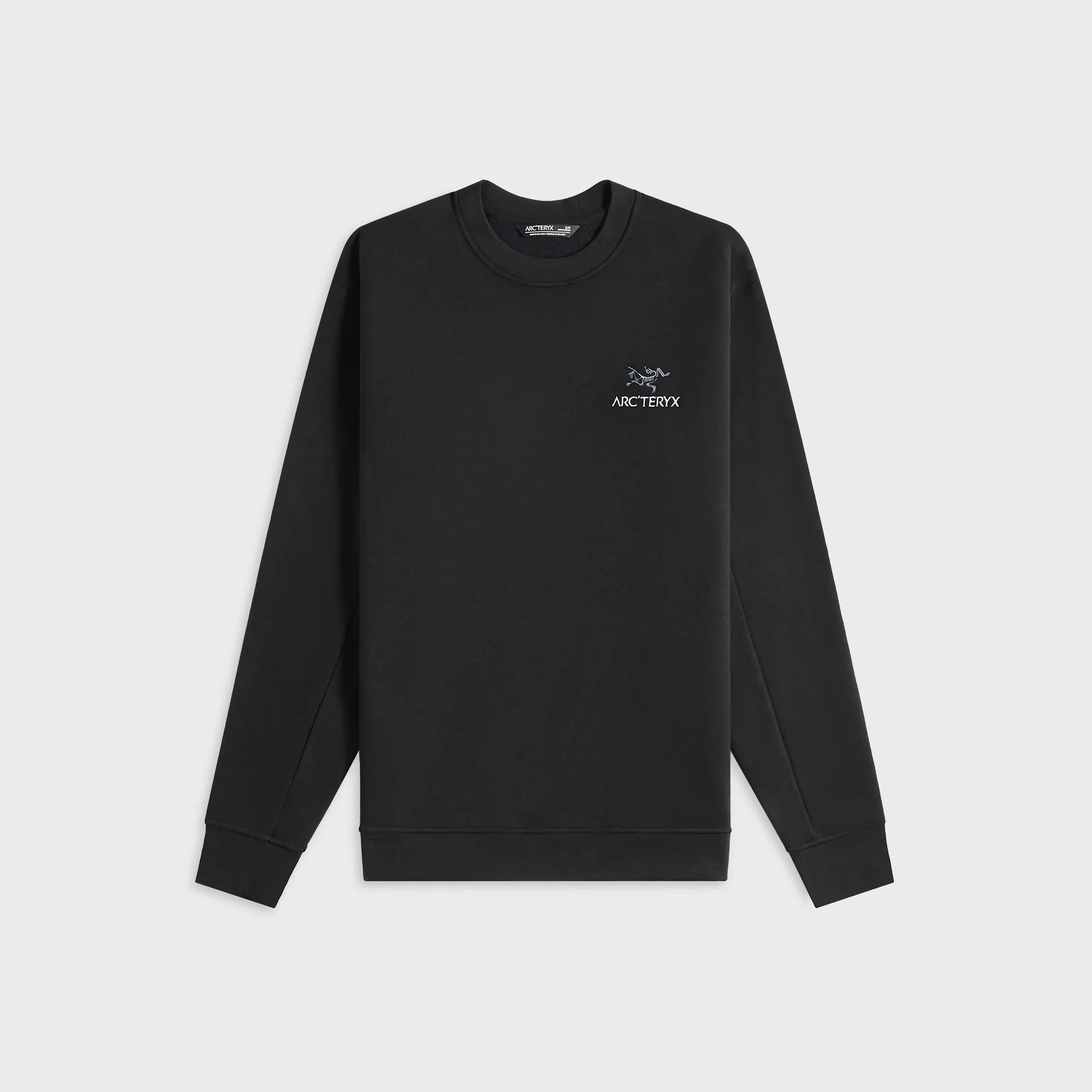 Arc'teryx Emblem Fleece Crew - Black sold by Kith