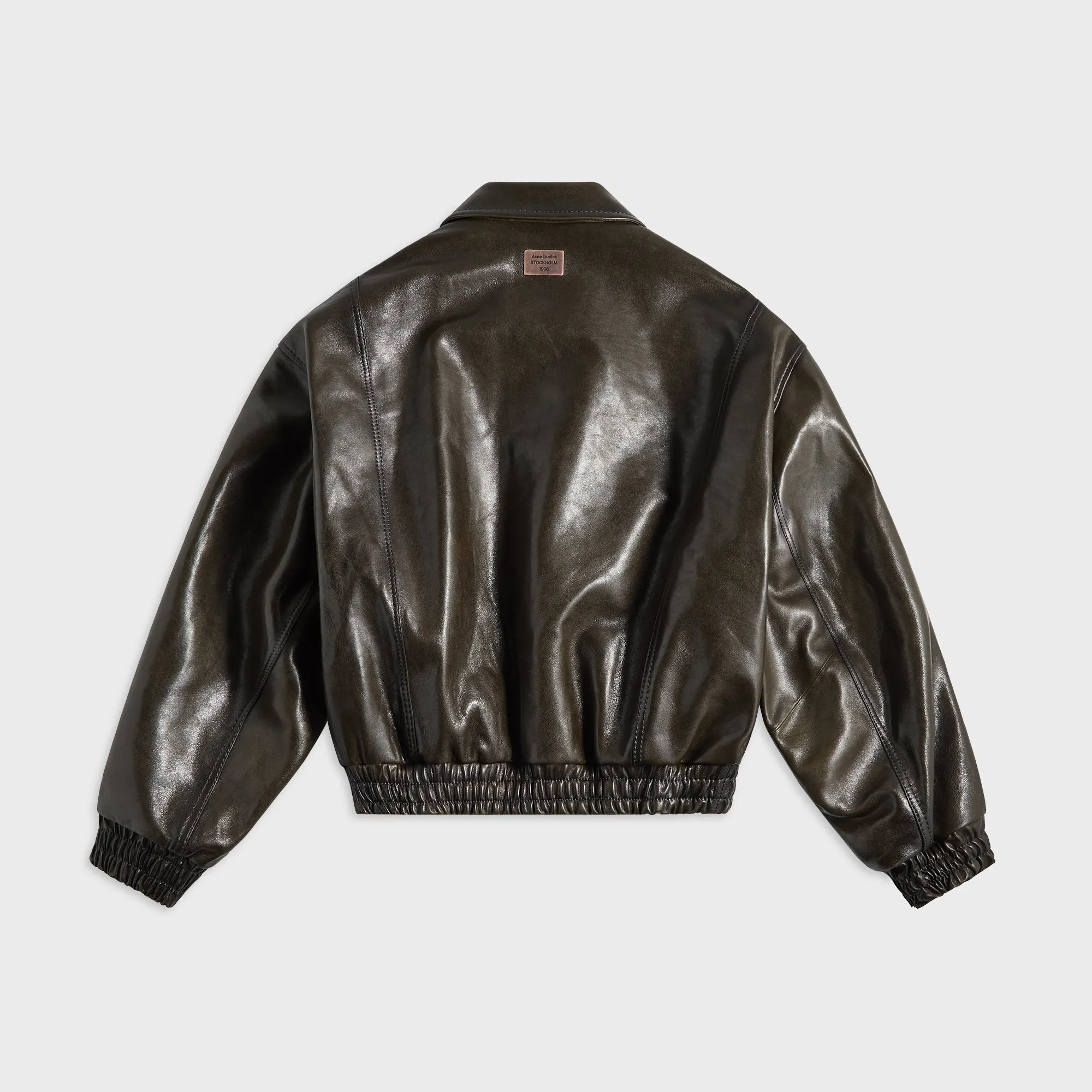 Acne Studios Leather Bomber Jacket - Vintage Green sold by Kith product image thumbnail 2