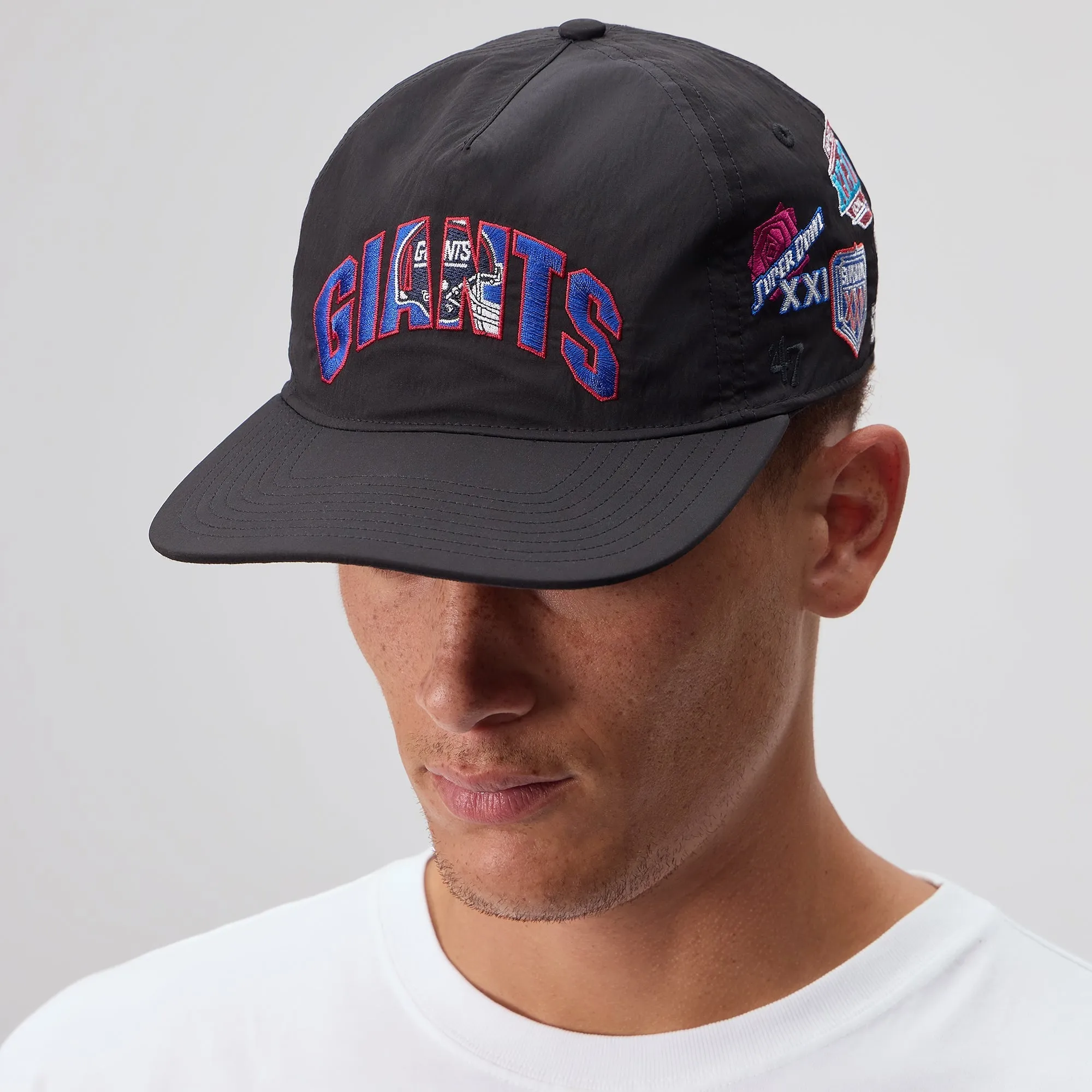 Kith & '47 for the NFL New York Giants Nylon Hitch Snapback - Black sold by Kith product image thumbnail 2