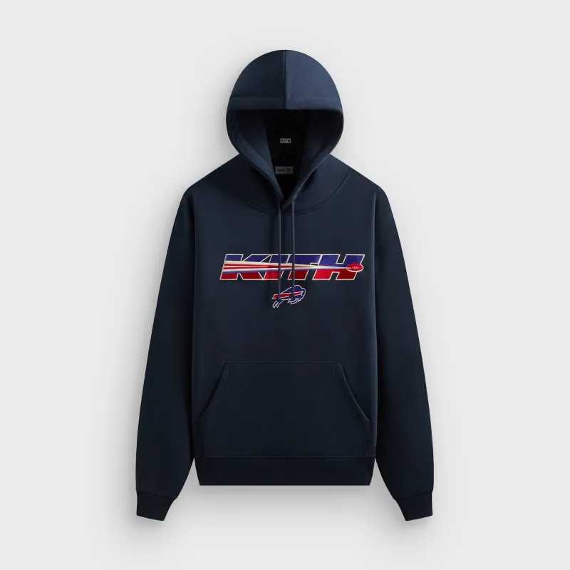 Kith for the NFL Buffalo Bills Vintage Nelson Hoodie - Nocturnal sold by Kith