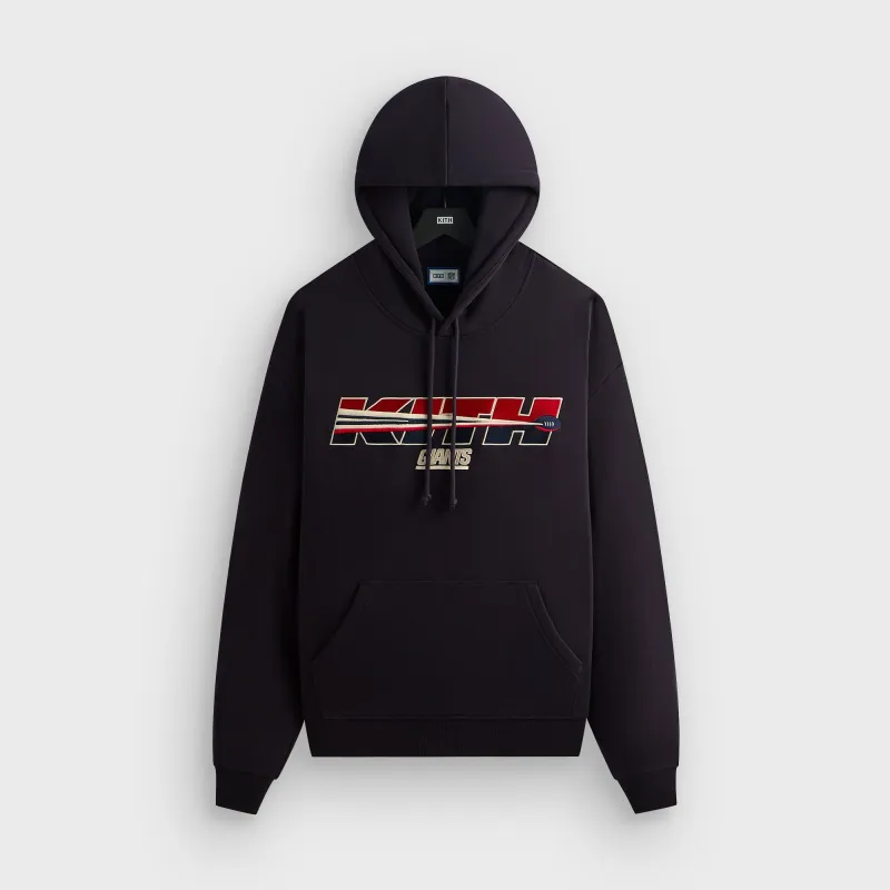 Kith for the NFL New York Giants Vintage Nelson Hoodie - Ink sold by Kith