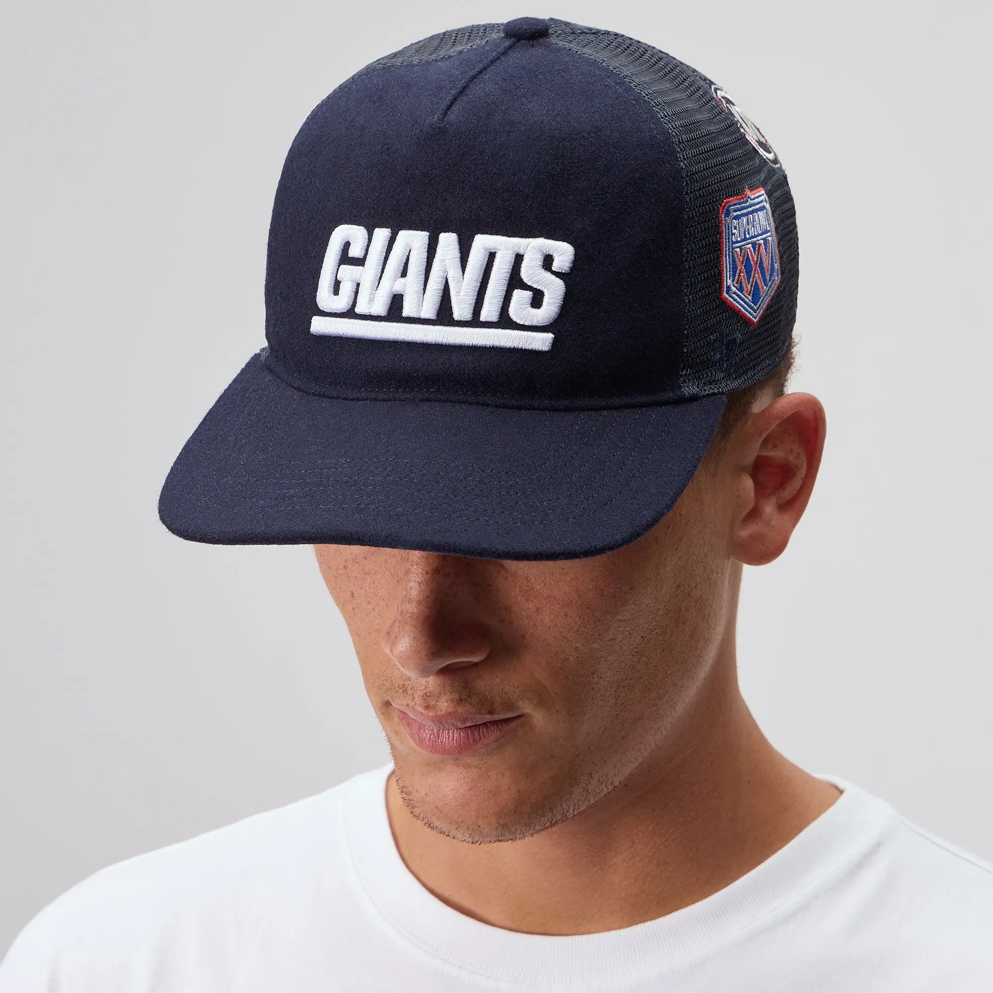 Kith & '47 for the NFL New York Giants Wool Hitch Trucker Hat - Nocturnal sold by Kith product image thumbnail 2