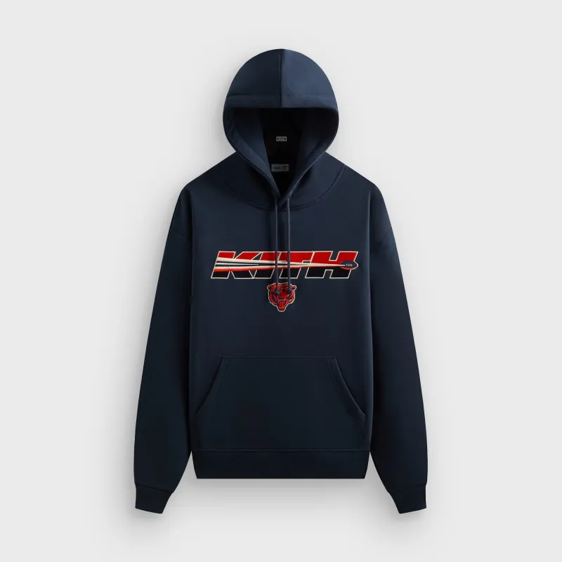 Kith for the NFL Chicago Bears Vintage Nelson Hoodie - Nocturnal sold by Kith