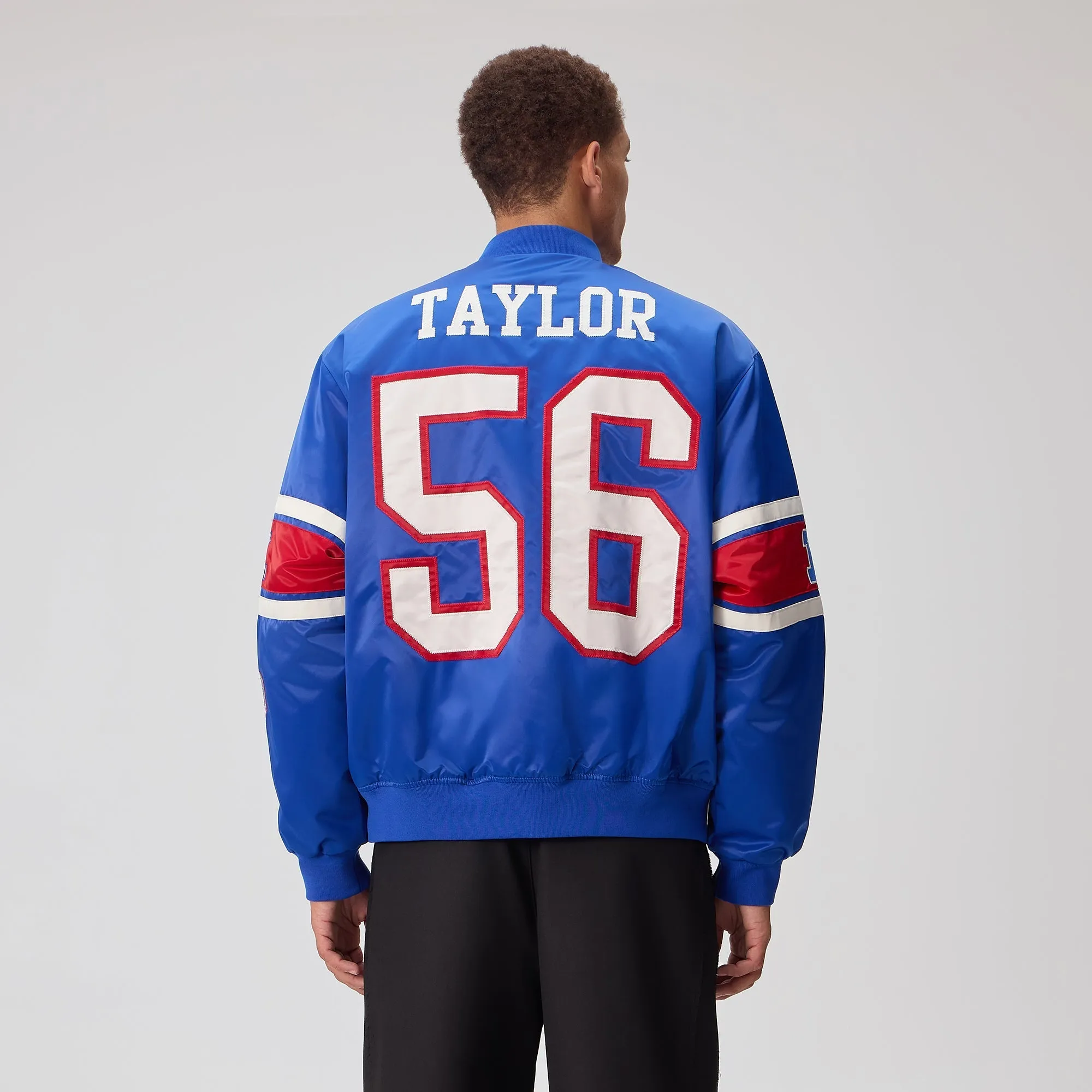 Kith for the NFL New York Giants Satin Bomber Jacket - Current sold by Kith product image thumbnail 3