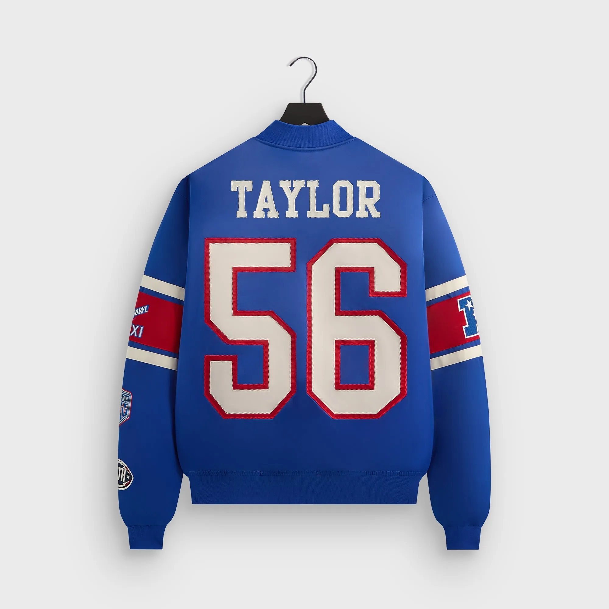 Kith for the NFL New York Giants Satin Bomber Jacket - Current sold by Kith product image thumbnail 4