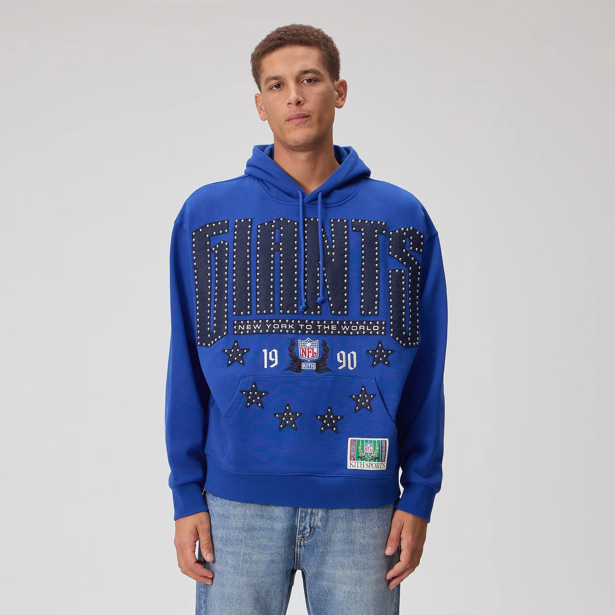 Kith for the NFL New York Giants Stars Vintage Hoodie - Current sold by Kith product image thumbnail 2