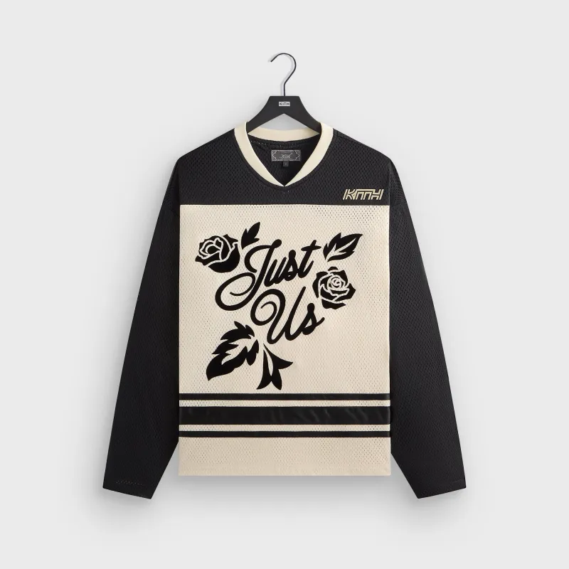 Kith Malik Long Sleeve Mesh Jersey - Sandrift sold by Kith