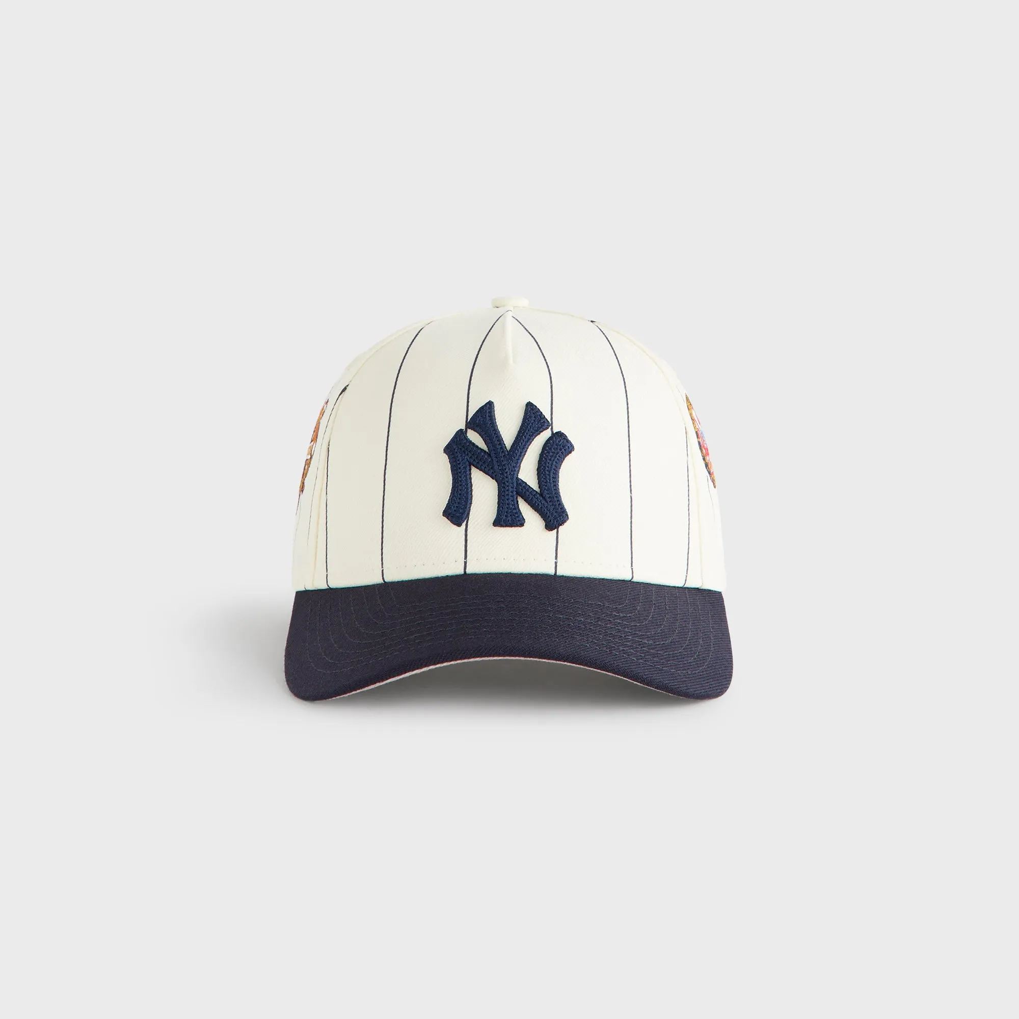Kith & New Era for the New York Yankees Stripe 9FORTY MCrown A Frame Cap - Sandrift sold by Kith